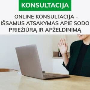 Online konsultacija - išsamus atsakymas apie sodo priežiūrą ir apželdinimą