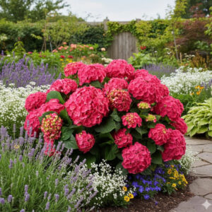 Hortenzija didžialapė (darželinė) 'Endless Summer® Love Red’